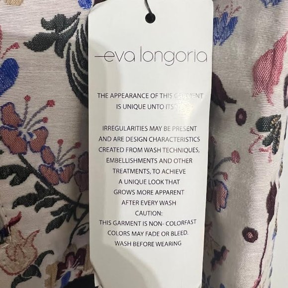 NWT Eva Longoria Jacquard Bomber Jacket - Size M - Picture 9 of 12